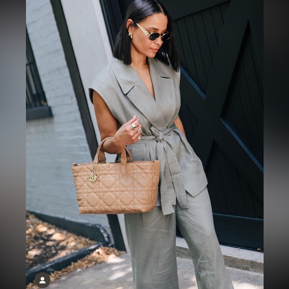 Zara matching olive linen set